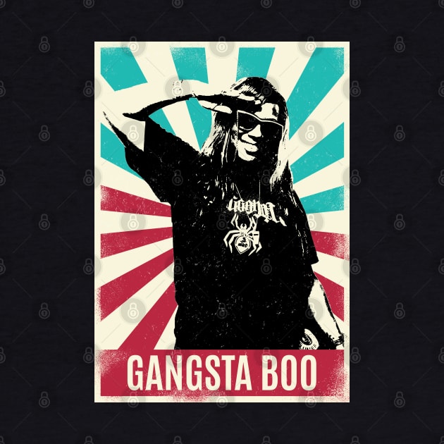 Vintage Retro Gangsta Boo by Bengkel Band